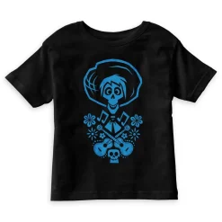 Hector Blue Guitar Graphic T-Shirt for Kids – Coco – Customizable