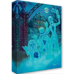 Hitchhiking Ghosts ''Welcome Foolish Mortals'' Gallery Wrapped Canvas by Tim Rogerson – Limited Edition
