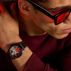Iron Man Watch for Adults with Pin Set by Citizen