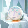 ''it's a small world'' Clock Face Pillow