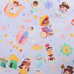 ''it's a small world'' Clock Face Pillow