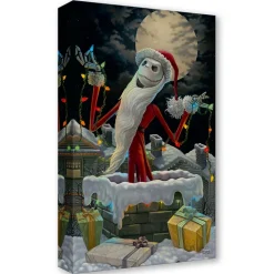 Jack Skellington ''Christmas Jack'' Gallery Wrapped Canvas by Jared Franco – The Nightmare Before Christmas – Limited Edition