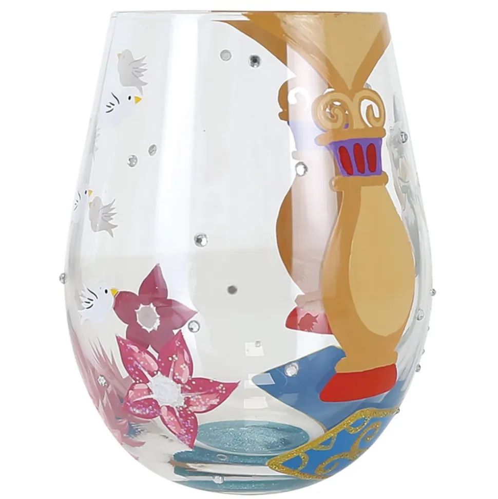 Jasmine ''Let Your Dreams Soar!'' Stemless Glass by Lolita – Aladdin