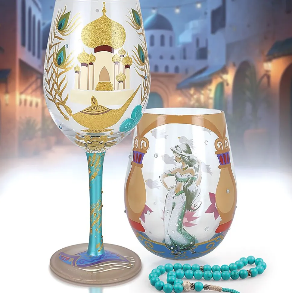 Jasmine ''Let Your Dreams Soar!'' Stemless Glass by Lolita – Aladdin