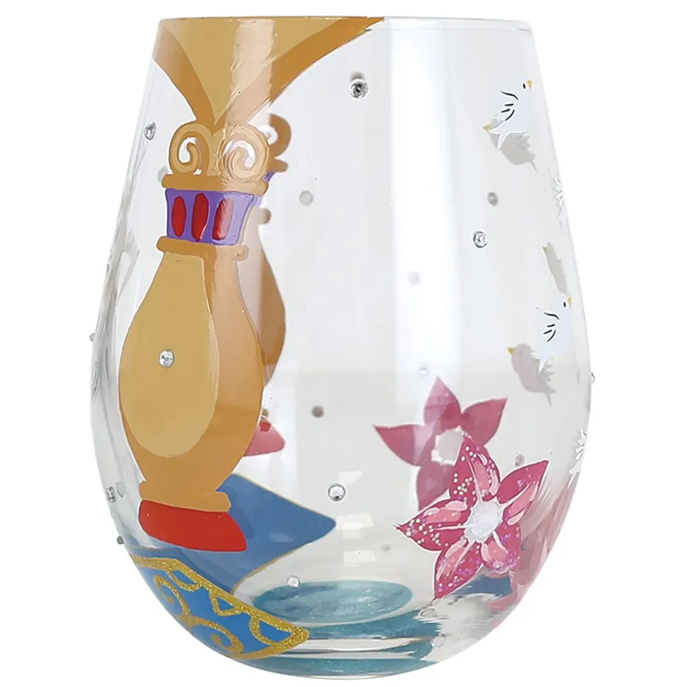 Jasmine ''Let Your Dreams Soar!'' Stemless Glass by Lolita – Aladdin