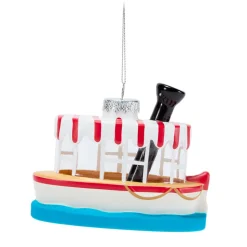 Jungle Cruise Boat Glass Ornament – Disneyland