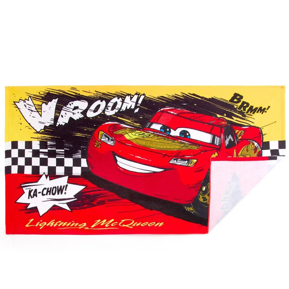 Lightning McQueen Beach Towel – Cars – Personalized