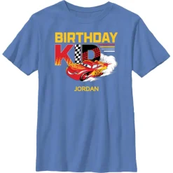 Lightning McQueen ''Birthday Kid'' T-Shirt for Kids – Cars – Customized