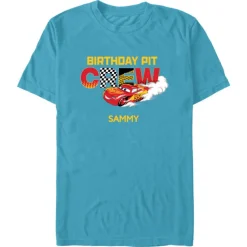 Lightning McQueen ''Birthday Pit Crew'' T-Shirt for Kids – Cars – Customized