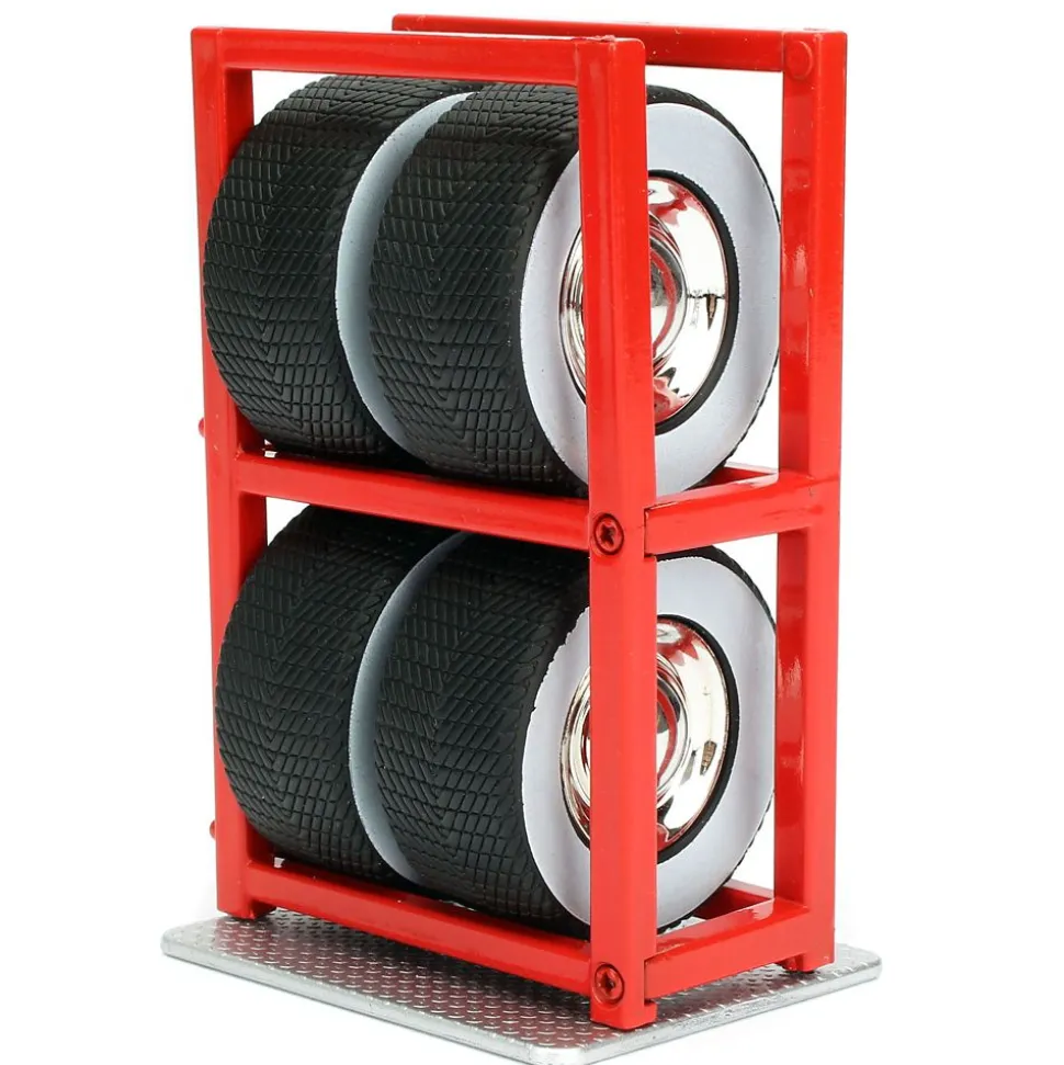 Lightning McQueen Die Cast Car – Tire Rack Edition – Cars