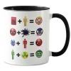 Marvel Emoji Character Equation Coffee Mug – Customizable