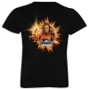 Marvel's Avengers: Endgame – Captain Marvel Avengers Logo T-Shirt for Girls – Customizable