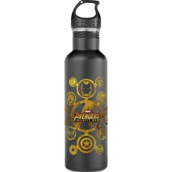Marvel's Avengers: Infinity War Connected Hero Icons Water Bottle – Customizable