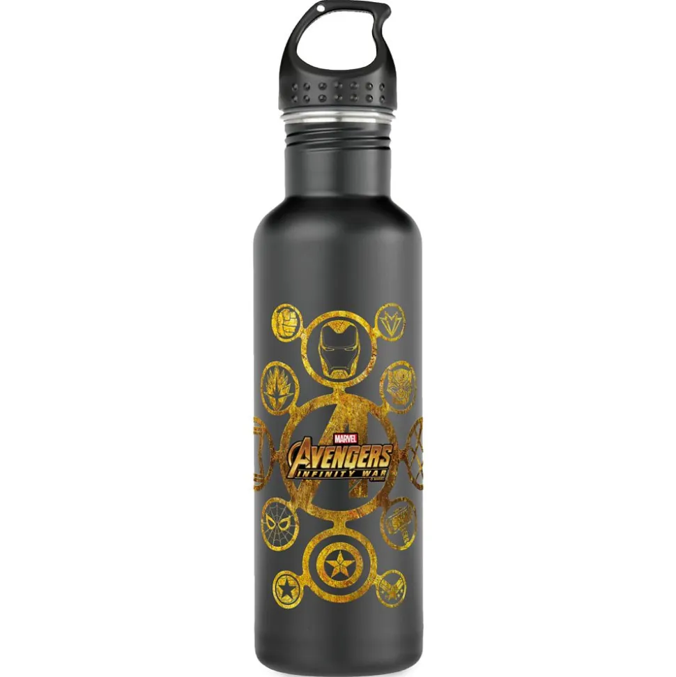 Marvel's Avengers: Infinity War Connected Hero Icons Water Bottle – Customizable