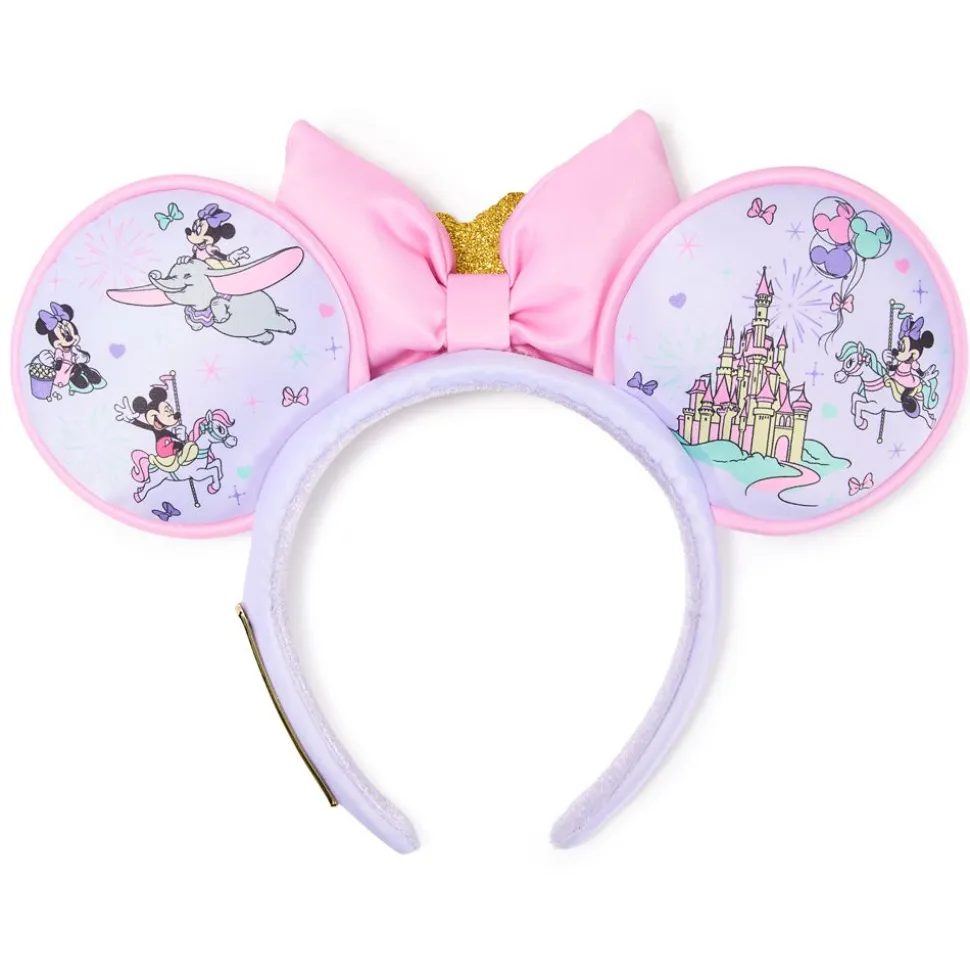 Mickey and Minnie Mouse in the Parks Ear Headband by Stoney Clover Lane