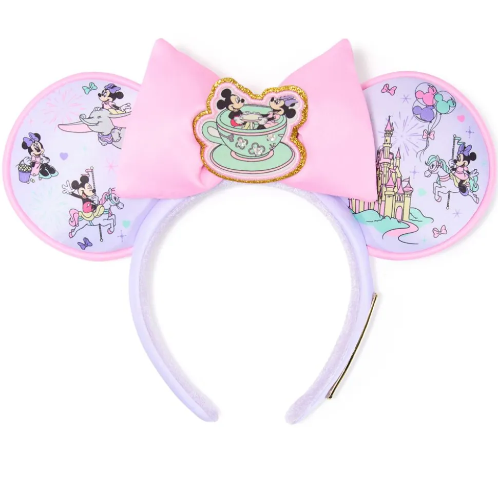 Mickey and Minnie Mouse in the Parks Ear Headband by Stoney Clover Lane