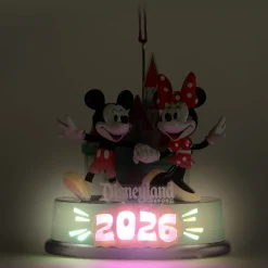 Mickey and Minnie Mouse Light-Up Ornament – Disneyland 2026