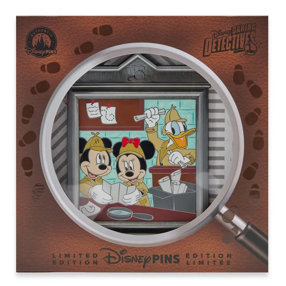 Mickey Mouse and Friends – Disney Daring Detectives Jumbo Pin – Limited Edition