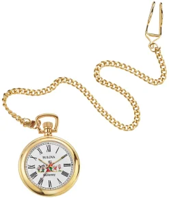 Mickey Mouse and Friends Holiday Pocket Watch by Bulova – Disney Store Exclusive