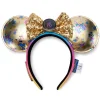 Mickey Mouse and Friends Loungefly Ear Headband for Adults – Disneyland 70th Anniversary