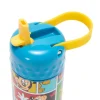 Mickey Mouse and Friends 16 oz. Stainless Steel Water Bottle with Built-In Straw