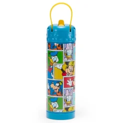 Mickey Mouse and Friends 16 oz. Stainless Steel Water Bottle with Built-In Straw