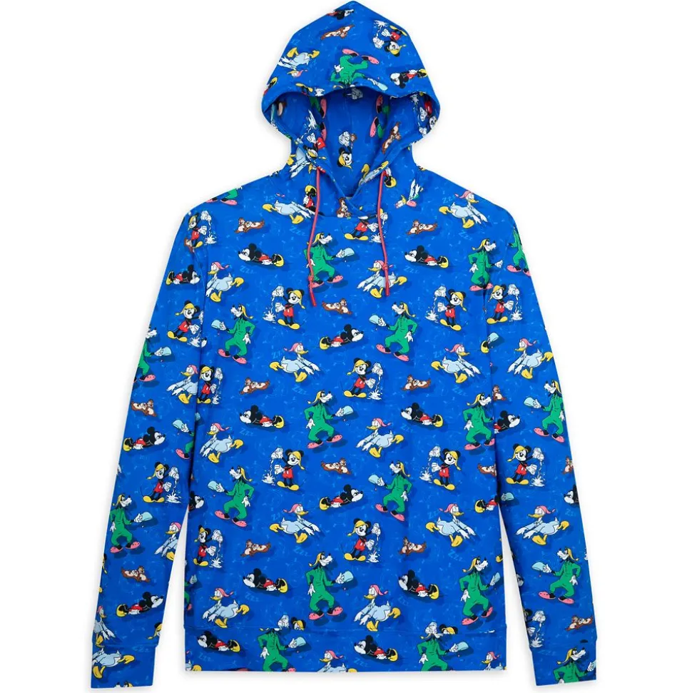 Mickey Mouse and Friends ''Sleepover'' Pullover Hoodie for Men by RSVLTS