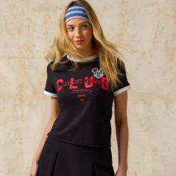 Mickey Mouse Club Ringer T-Shirt for Women by Her Universe