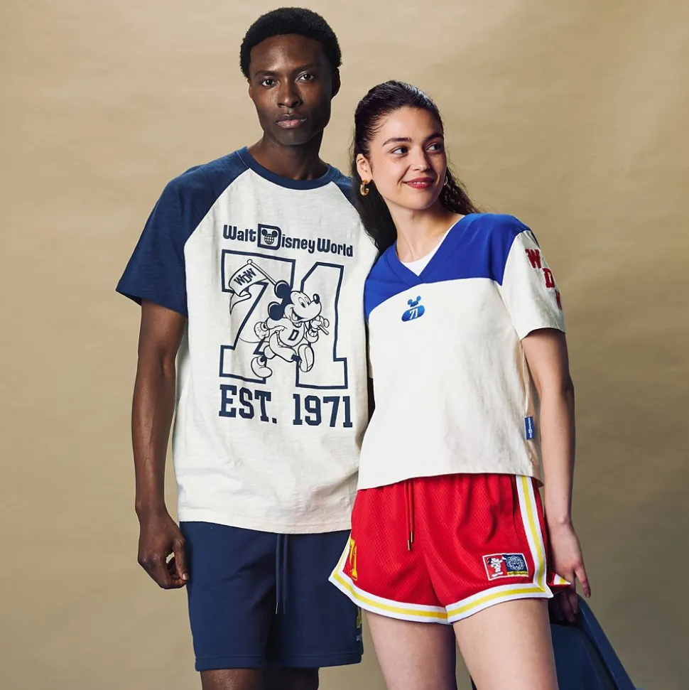Mickey Mouse Collegiate Shorts for Women