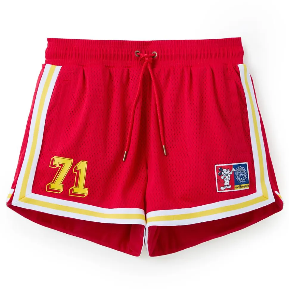 Mickey Mouse Collegiate Shorts for Women