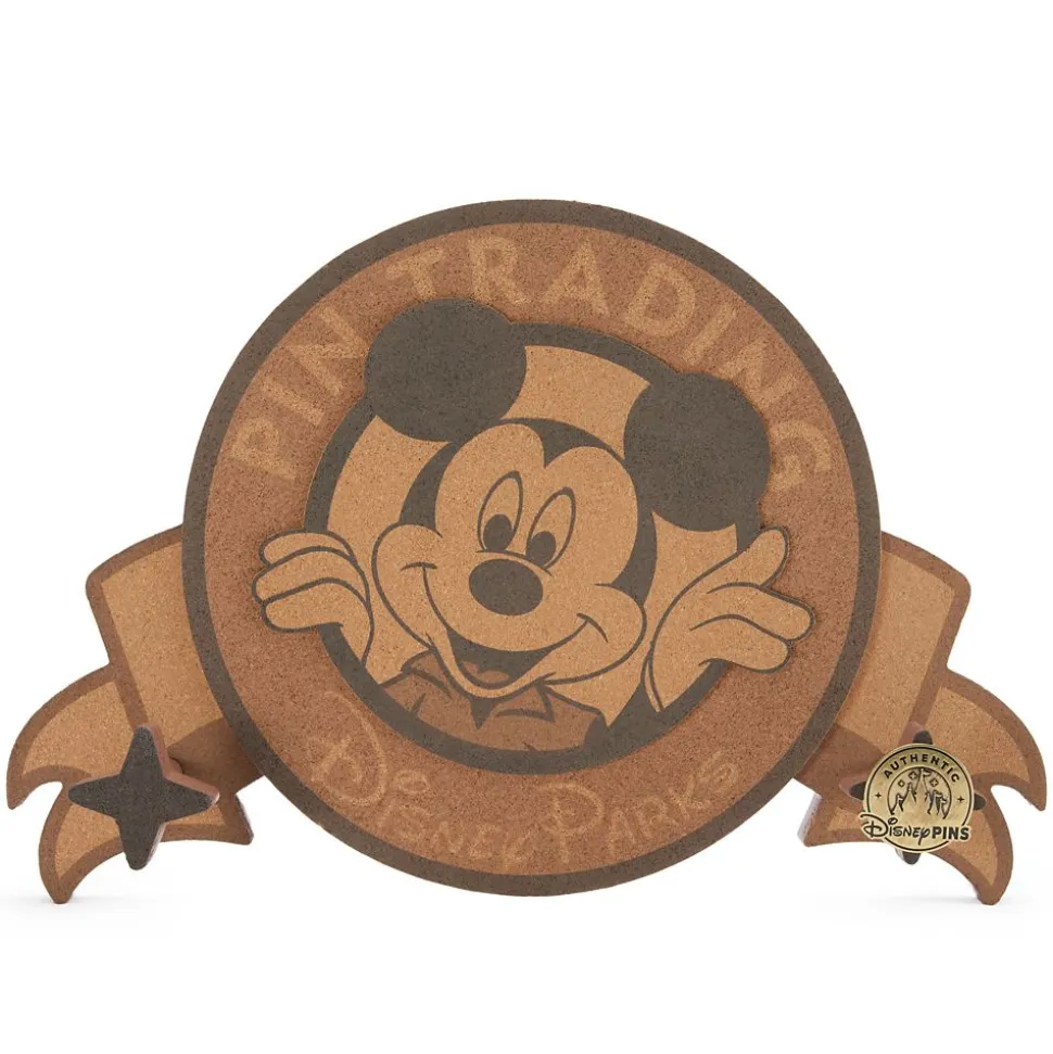 Mickey Mouse Disney Pin Trading 25th Anniversary Pin Board with Limited Release Pin