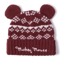 Mickey Mouse Fair Isle Ear Hat Beanie for Toddlers by Barefoot Dreams