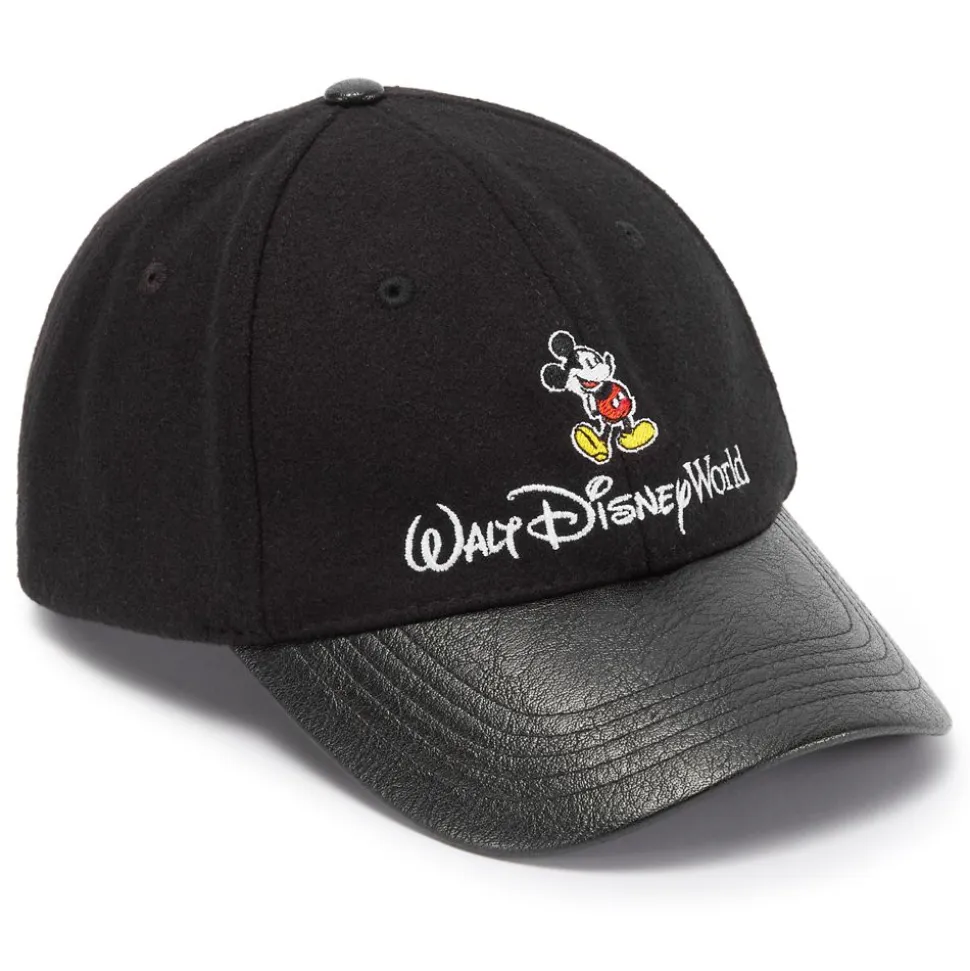 Mickey Mouse Faux Leather Baseball Cap for Adults – Walt Disney World