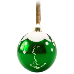 Mickey Mouse Glass Ornament by Arribas – Walt Disney World – Green – Personalized