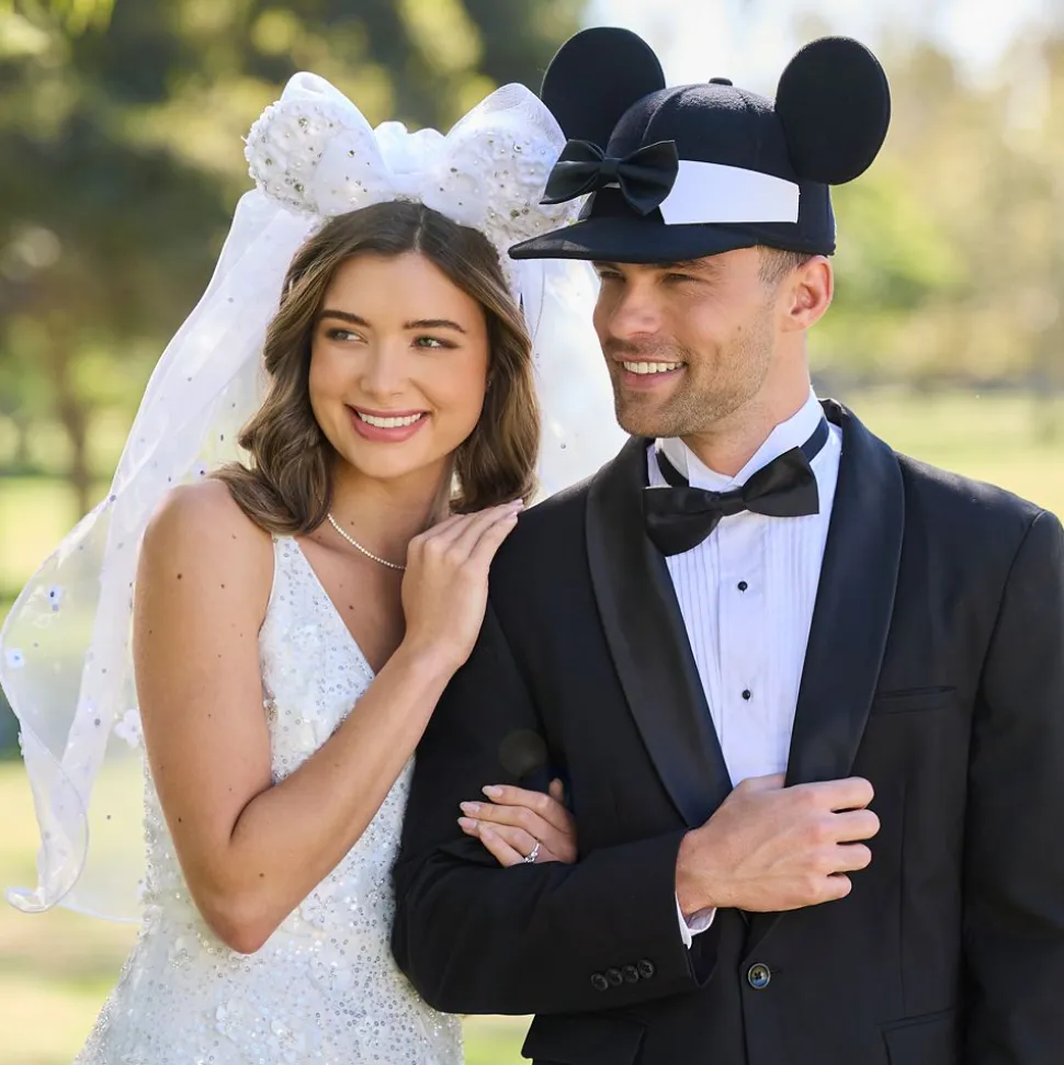 Mickey Mouse Groom Ear Hat for Adults by Vera Wang – Limited Release