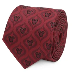 Mickey Mouse Icon Holiday Silk Tie for Adults