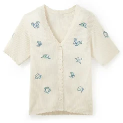 Mickey Mouse Icon Knit Button Down Top for Adults by Her Universe