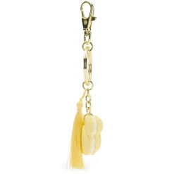 Mickey Mouse Icon Macaron Keychain – Yellow