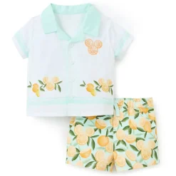 Mickey Mouse Icon Oranges Shirt and Shorts Set for Baby
