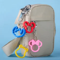 Mickey Mouse Icon Silicone Keychain Bag Charm