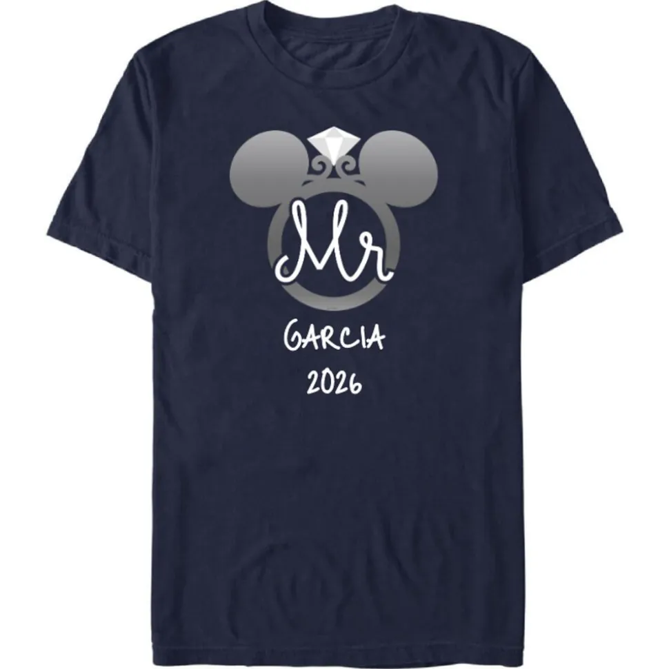 Mickey Mouse ''Mr'' Groom Wedding Ring His Honeymoon T-Shirt – Customized