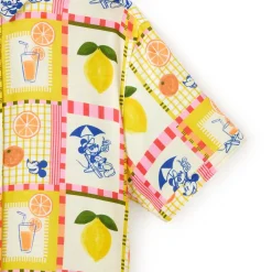 Mickey Mouse Oranges and Lemons Bamboo Button Down Shirt for Men by RSVLTS