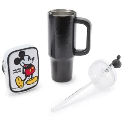 Mickey Mouse 30 oz. Stainless Steel Travel Tumbler with Straw plus Zip Case