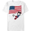 Mickey Mouse Soccer with America USA Flag T-Shirt – Customized