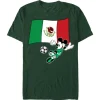 Mickey Mouse Soccer with Mexico Flag Futbol T-Shirt – Customized