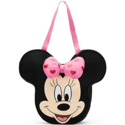 Minnie Mouse Big Face Hearts Canvas Tote
