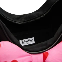Minnie Mouse Big Face Hearts Canvas Tote