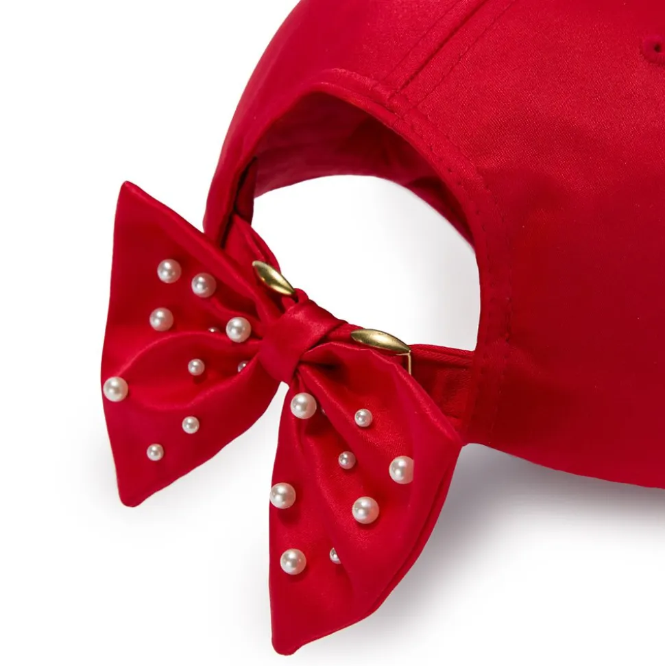Minnie Mouse Bow Baseball Hat for Adults