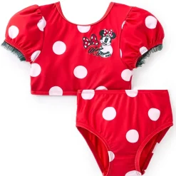 Minnie Mouse Deluxe Swimsuit for Girls – Three-Piece
