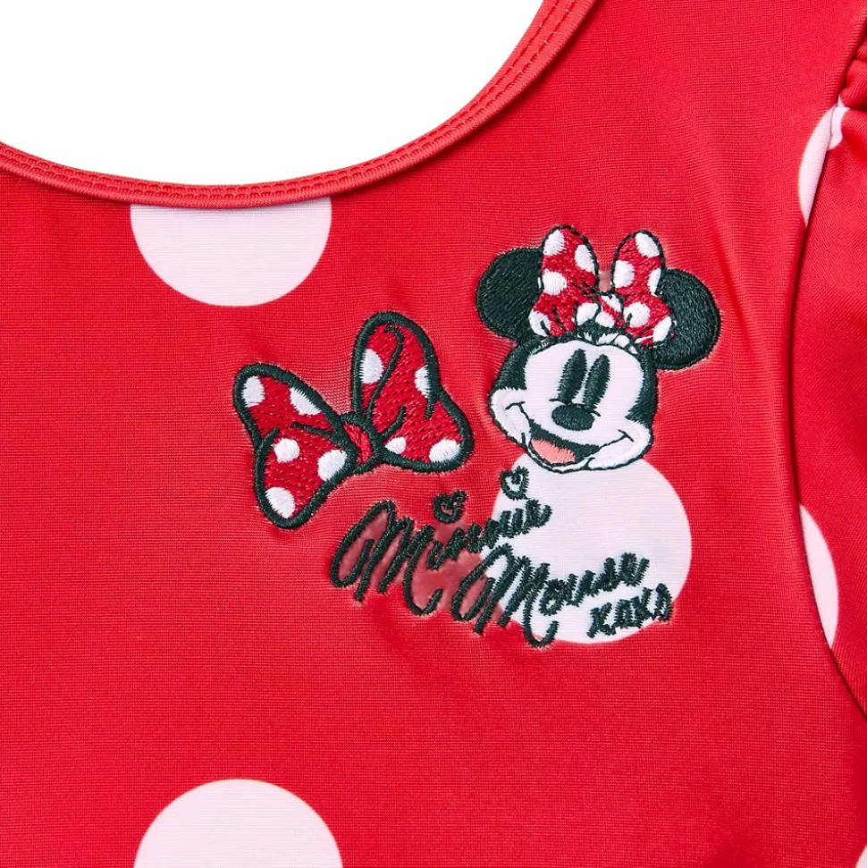 Minnie Mouse Deluxe Swimsuit for Girls – Three-Piece
